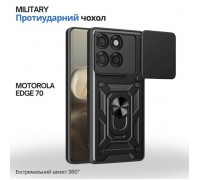 Чохол до мобільного телефона BeCover Military Motorola Edge 70 Black (715529)