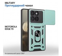 Чохол до мобільного телефона BeCover Military Motorola Edge 70 Dark Green (715531)