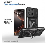 Чохол до мобільного телефона BeCover Military Motorola Moto G57 Power Black (715514)