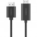 Кабель мультимедійний DisplayPort M to HDMI M 2.0m 4K60Hz Choetech (XDH01-BK)