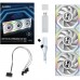 Кулер до корпусу Lian Li UNI Fan SL WIRELESS LCD 120-3, White (G99.12SLLCD1W3W.00)