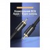 Кабель мультимедійний 1xRCA M to 1xRCA M 1.0m digital black Vention (VAB-R09-B100)