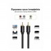 Кабель мультимедійний 1xRCA M to 1xRCA M 1.0m digital black Vention (VAB-R09-B100)
