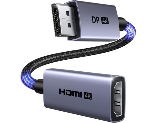 Кабель мультимедійний DisplayPort M to HDMI M 4K60Hz 18Gbps HDR10 3D Ugreen (95418)