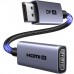 Кабель мультимедійний DisplayPort M to HDMI M 4K60Hz 18Gbps HDR10 3D Ugreen (95418)