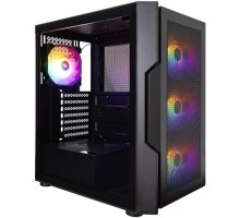 Корпус для ПК 1stPlayer T7-P-BK-4F1-PS-750FK-EU