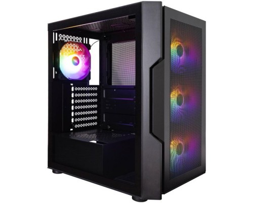 Корпус для ПК 1stPlayer T7-P-BK-4F1-PS-750FK-EU