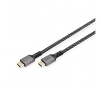 Кабель мультимедійний HDMI M to HDMI M 3.0m V2.1 8K60Hz 48Gbps black Digitus (DB-330200-030-S)