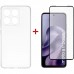 Чохол до мобільного телефона Dengos TPU Cover + Glass Motorola G17 / G17 Power Transparent (DG-KM-200)