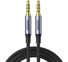Кабель мультимедійний 3.5mm M to 3.5mm M 1.5m (4pin) AV183 gray Ugreen (20497)