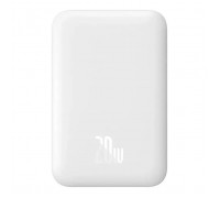 Батарея універсальна Baseus Airpow 6000mAh 20W Mag White (P10022807213-00)