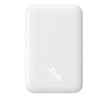 Батарея універсальна Baseus Airpow 6000mAh 20W Mag White (P10022807213-00)