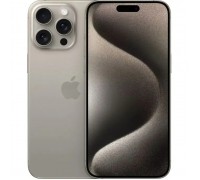 Мобільний телефон Apple iPhone 15 Pro Max 256Gb eSim (Grade A) Natural Titanium USED (iP15PM2eNaT_A)