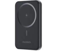 Батарея універсальна Choetech Magnetic Wireless 5000mAh, 20W, PD, Qi-15W, Black (B709-CCBK)