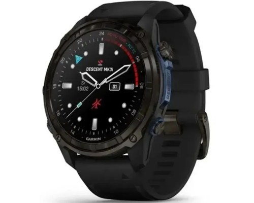 Смарт-годинник Garmin Descent Mk3i 51mm Cbn Gry DLC Ti/Blk Dive Cmptr, EURC,EMEA,GPS смарт- годинник (010-02752-16)