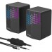 Акустична система ColorWay SoundWave 2.0 RGB USB Black (CW-SPU06BK)