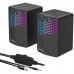 Акустична система ColorWay SoundWave 2.0 RGB USB Black (CW-SPU06BK)
