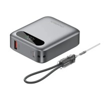 Батарея універсальна Choetech 10000mA, 22.5W, PD, QC, grey (B860-CCGY)