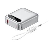 Батарея універсальна Choetech 10000mA, 22.5W, PD, QC, silver (B860-CCSL)