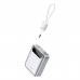 Батарея універсальна Choetech 10000mA, 22.5W, PD, QC, silver (B860-CCSL)