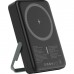 Батарея універсальна Atria 10000mAh, PD/20W, 15W Wireless MagSafe, Black (WPD-W57B)
