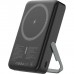 Батарея універсальна Atria 10000mAh, PD/20W, 15W Wireless MagSafe, Black (WPD-W57B)