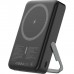 Батарея універсальна Atria 10000mAh, PD/20W, 15W Wireless MagSafe, Black (WPD-W57B)