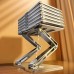 Підставка до ноутбука RTAKO RS-CP75D 3-Level Rotation Laptop Stand Silver (6930539537293)