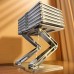 Підставка до ноутбука RTAKO RS-CP75D 3-Level Rotation Laptop Stand Silver (6930539537293)