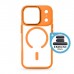Чохол до мобільного телефона Armorstandart Unit-C MagCase Apple iPhone 17 Pro Orange + Black Button Set (ARM90588)