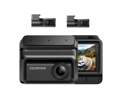 Відеореєстратор DDPai Dashcam Z90T + rear camera + cabin camera (6934915206919)