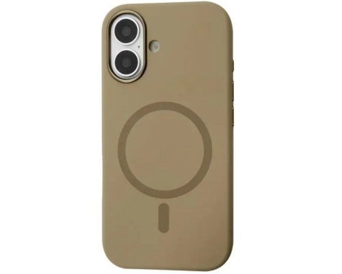 Чохол до мобільного телефона BeCover FIBRA Silicone OmniMag Apple iPhone 16 Brown (716224)