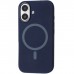 Чохол до мобільного телефона BeCover FIBRA Silicone OmniMag Apple iPhone 16 Deep Blue (716226)
