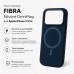Чохол до мобільного телефона BeCover FIBRA Silicone OmniMag Apple iPhone 17 Pro Deep Blue (716216)