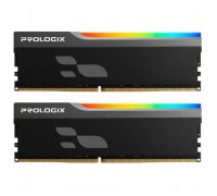 Модуль пам'яті для комп'ютера DDR4 32GB (2x16GB) 3600 MHz Onyx Black RGB Prologix (PRO32GB3600YBR4K)