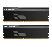 Модуль пам'яті для комп'ютера DDR4 16GB (2x8GB) 3200 MHz Onyx Black Prologix (PRO16GB3200YB4K)