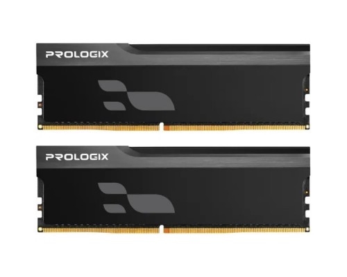 Модуль пам'яті для комп'ютера DDR4 16GB (2x8GB) 3200 MHz Onyx Black Prologix (PRO16GB3200YB4K)
