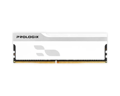 Модуль пам'яті для комп'ютера DDR5 16GB 5600 MHz Onyx White Prologix (PRO16GB5600YW5)
