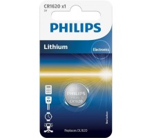 Батарейка Philips CR1620 PHILIPS Lithium (CR1620/00B)