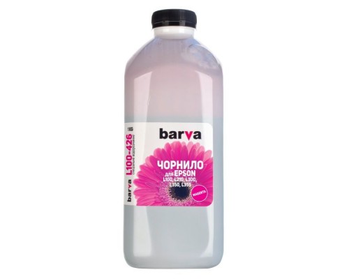Чорнило Barva EPSON L100/L210/L300/L350/L355 1кг (T6643) MAGENTA (L100-426)