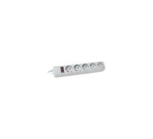 Мережевий фільтр живлення Maxxter SPM5-G-6G серый 1,8 м кабель, 5 розеток (SPM5-G-6G)