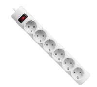Мережевий фільтр живлення Defender 153, 3 m, 6 роз, white (99490)