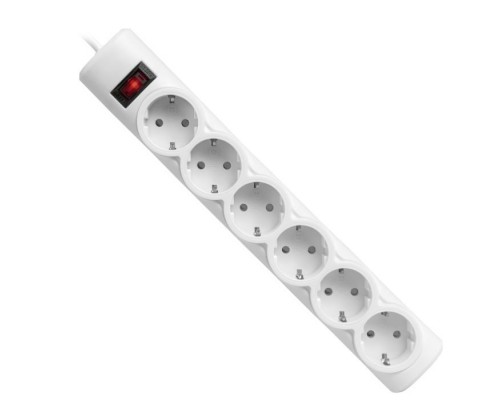 Мережевий фільтр живлення Defender 153, 3 m, 6 роз, white (99490)