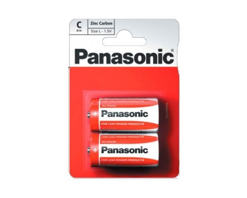 Батарейка Panasonic C R14 RED ZINK * 2 (R14REL/2BPR)