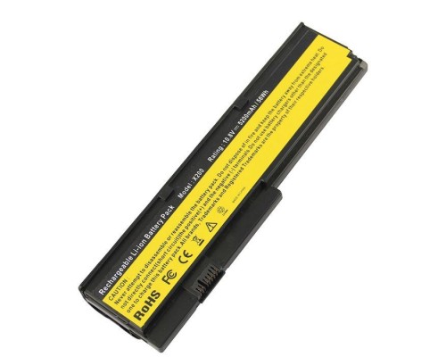 Акумулятор до ноутбука AlSoft Lenovo ThinkPad X200 5200mAh 6cell 10.8V Li-ion (A41333)