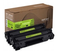 Картридж Patron HP LJ CB435A/CANON 712 GREEN Label (DUAL PACK) (PN-35A/712DGL)
