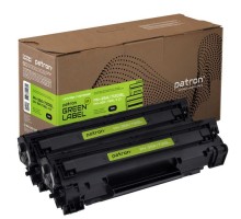 Картридж Patron HP LJ CB435A/CANON 712 GREEN Label (DUAL PACK) (PN-35A/712DGL)