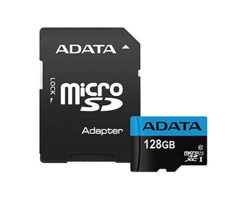 Карта пам'яті ADATA 128GB microSD class 10 UHS-I A1 Premier (AUSDX128GUICL10A1-RA1)