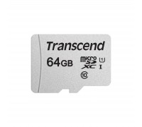 Карта пам'яті Transcend 64GB microSDXC class 10 UHS-I U1 (TS64GUSD300S)