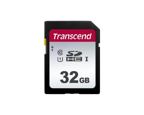 Карта пам'яті Transcend 32GB SDHC class 10 UHS-I U1 (TS32GSDC300S)